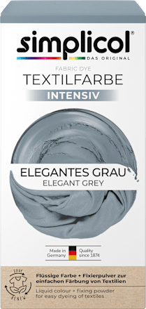 Textilfarbe intensiv Elegantes Grau Simplicol