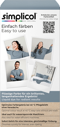 Textilfarbe intensiv Elegantes Grau Simplicol