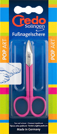 Fußnagelschere pop art Credo