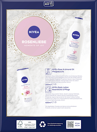 Geschenkset Rosenliebe 2tlg NIVEA