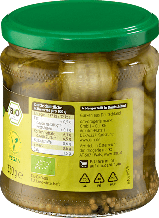 Vegane Burger Gurken dmBio