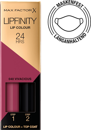 Lippenstift Lipfinity 40 Vivacious MAX FACTOR