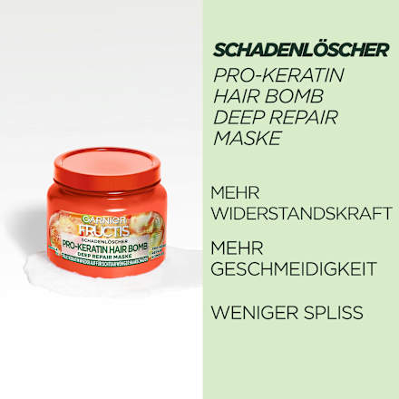 Haarmaske Schadenlöscher Pro-Keratin Hair Bomb GARNIER FRUCTIS