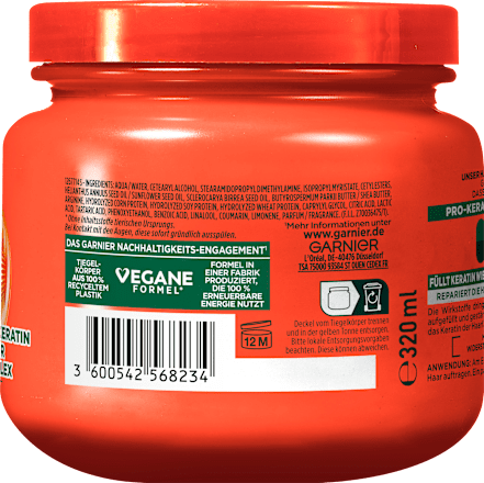 Haarmaske Schadenlöscher Pro-Keratin Hair Bomb GARNIER FRUCTIS