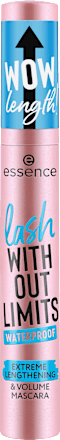 Tusz do rzęs Lash Without Limits Waterproof Extreme Lengthening & Volume Mascara 03 Black Waterproof essence