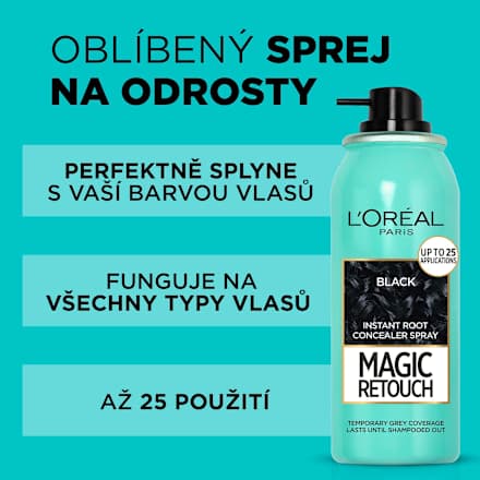 sprej na odrosty tmavá blond L'ORÉAL PARiS MAGIC RETOUCH