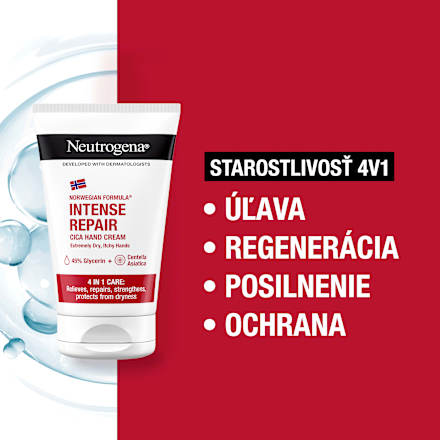 Krém na ruky Intense Repair CICA 4v1 Neutrogena