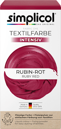 Textilfarbe intensiv Rubin-Rot Simplicol