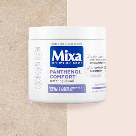tělový krém Panthenol Comfort Mixa