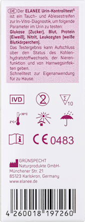 Selbsttest Urinkontrolle Elanee