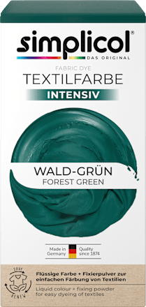Textilfarbe intensiv Wald-Grün Simplicol