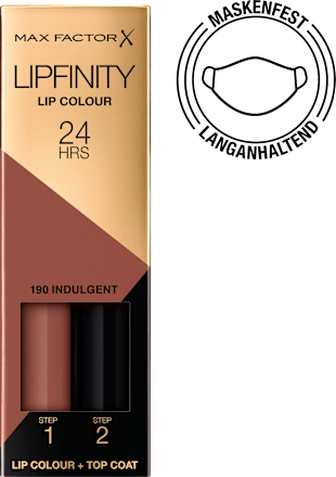 Lippenstift Liquid Lipfinity 24h 190 Indulgent MAX FACTOR