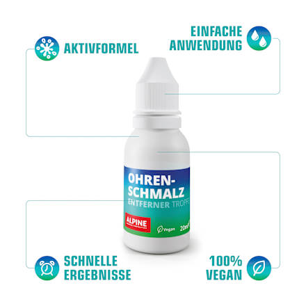 Ohrenschmalz Entfernertropfen ALPINE