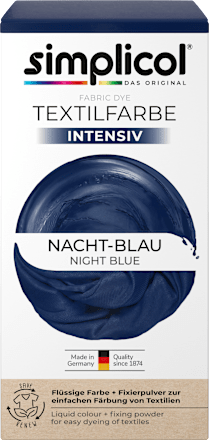 Textilfarbe intensiv Nacht- Blau Simplicol