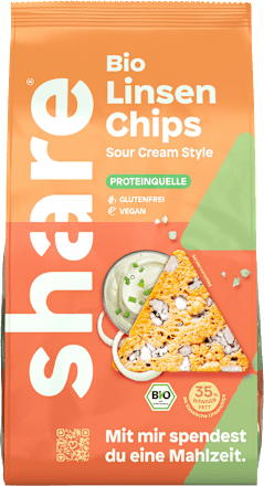 Knabbergebäck Linsenchips Sour Cream share