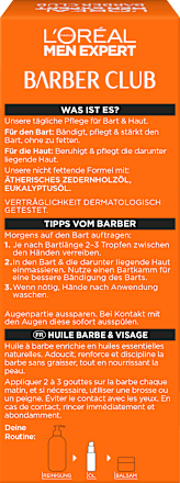 Barber Club Bartöl L'ORÉAL PARiS MEN EXPERT