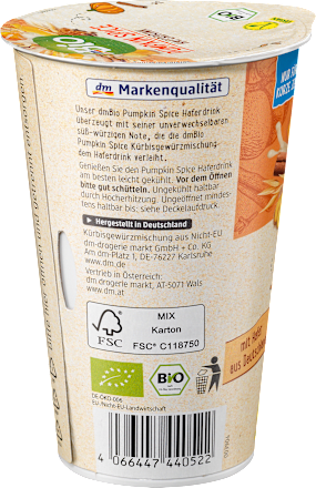 Napitak od zobi - Pumpkin Spice dmBio
