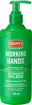 Körper- und Handlotion Working Hands O'Keeffe's