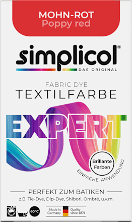 Textilfarbe expert Mohn-Rot Simplicol