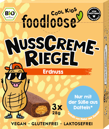 Schokoriegel Nusscreme Erdnuss foodloose