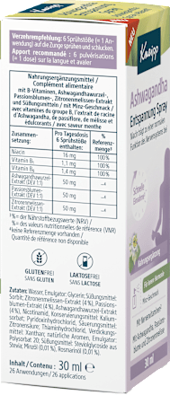 Spray Ashwagandha Entspannung Kneipp