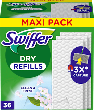 Trockene Bodentücher Fresh & Clean Maxi Pack Swiffer