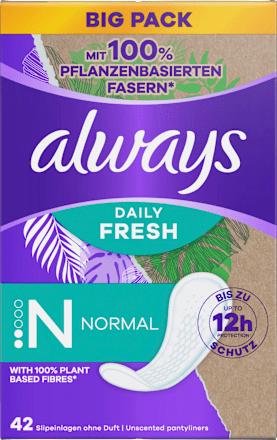 Slipeinlagen Daily Fresh Normal Big Pack always
