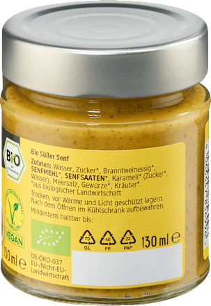 Muștar dulce vegan dmBio