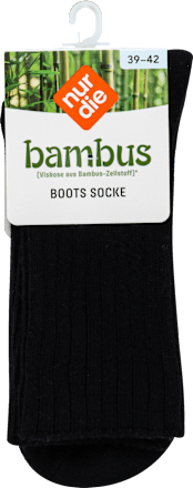 Boots Socke schwarz, Größe 39 - 42 (1 Paar) nur die