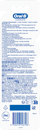 Zahnbürste Complete Doppelpack Mittel Oral-B