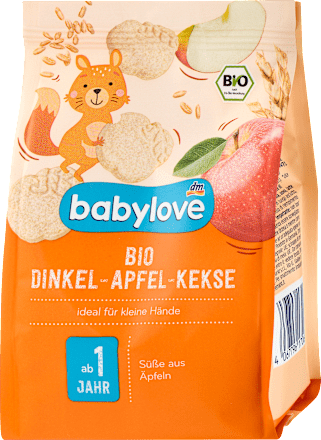 Kinderkekse Dinkel-Apfel ab 1 Jahr babylove