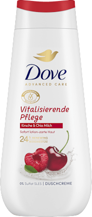 Duschcreme Advanced Care Vitalisierende Pflege, Kirsche & Chia Milch Dove