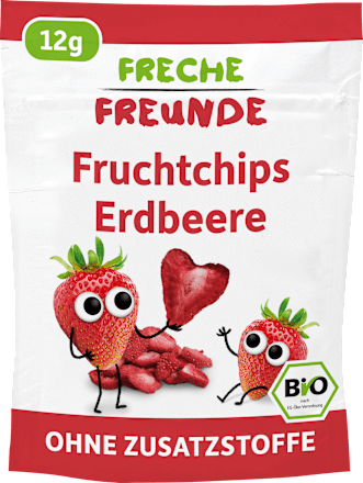 Kindersnack Fruchtchips Erdbeere, ab 3 Jahre Freche Freunde