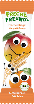 Fruchtriegel mit Getreide Mango & Orange ab 1 Jahr, (4x23 g) Freche Freunde