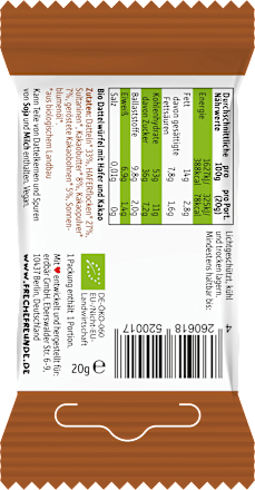 Kindersnack Müsliwürfel Kakao Freche Freunde