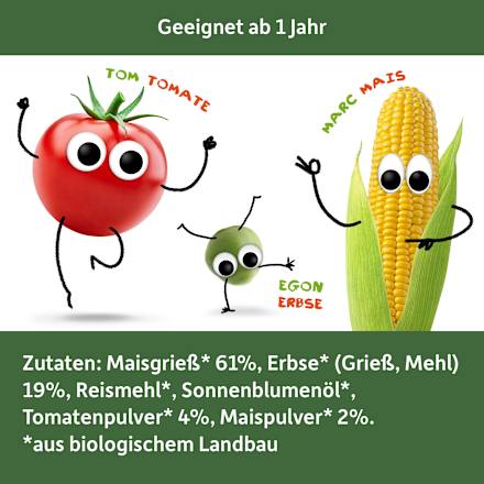 Kindersnack Knusper-Sticks Dreierlei Gemüse, ab 1 Jahr  Freche Freunde