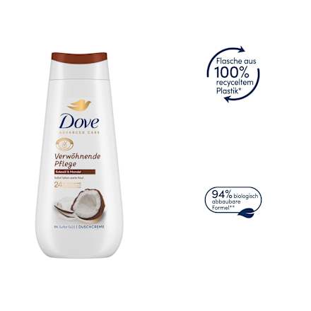 Duschcreme Advanced Care Verwöhnende Pflege, Kokosöl & Mandel Dove