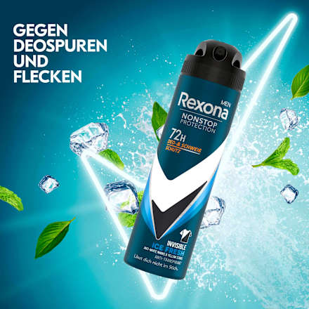 Antitranspirant Deospray Nonstop Protection Invisible Ice Fresh Rexona men