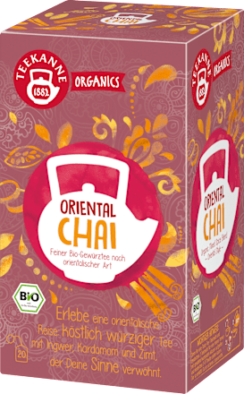 Gewürztee Oriental Chai (20 Beutel) Teekanne