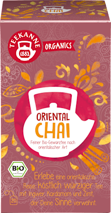 Gewürztee Oriental Chai (20 Beutel) Teekanne