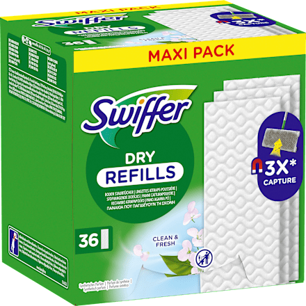 Trockene Bodentücher  Swiffer