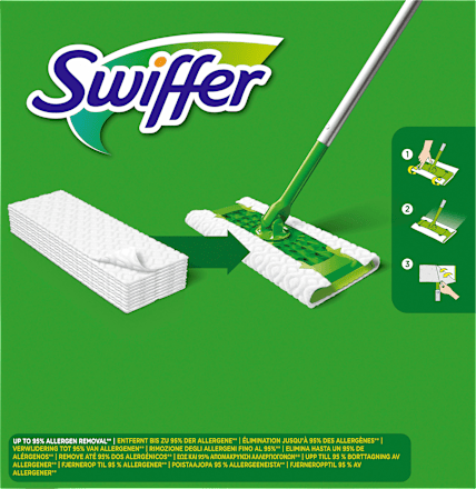 Trockene Bodentücher  Swiffer