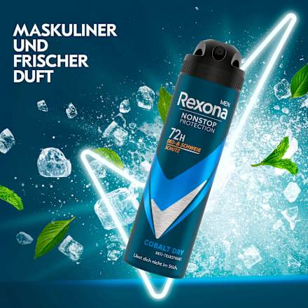 Antitranspirant Deospray Nonstop Protection Cobalt Dry Rexona men