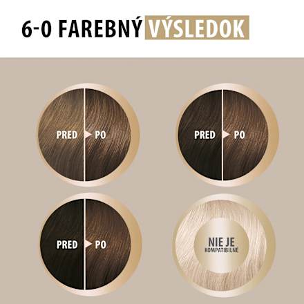 Farba na vlasy - 6-0 prirodzená tmavá blond Schwarzkopf CREME SUPREME