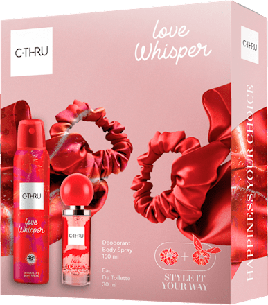 Set cadou Love Whisper C-thru