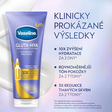 Gluta-Hya tělové sérum Overnight Radiance Vaseline