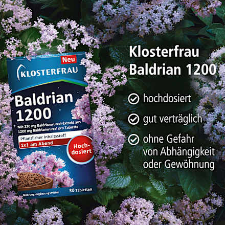 Baldrian 1200 Tabletten 30 St Klosterfrau