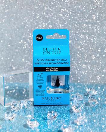 Top Coat Better On Top Quick Drying NAILS.INC