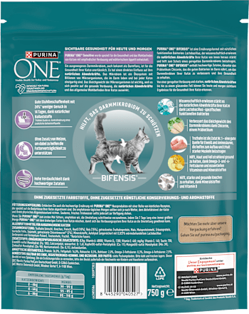 Trockenfutter Katze Bifensis Sensitive PURINA ONE