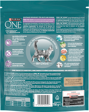 Trockenfutter Katze Bifensis Sensitive PURINA ONE